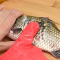 【Happier】 Peeled Potato Gloves Kitchen Vegetables Scraping Fish Scale Cleaning Gloves Non-Slip Silicone Gloves Kitchen Tool Accessories. 