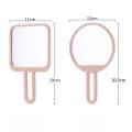 Stand Mirror Women Girls Handheld Vanity Make Up Foldable Hand Mirrors Portable Handle Makeup Cosmetic Beauty Tools Desktop. 