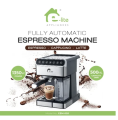 E-LITE ESPRESSO MACHINE FULLY AUTOMATIC – EEM-020 – 1 YEAR WARRANTY. 