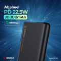 Sigma SC-93 Ababeel 22.5W PD+QC3.0 20000mAh 3 Output Power Bank LED Power Display FCP/QC/PD Super Fast Charging. 