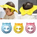【HOT】 Cute Cartoon Adjustable Baby Shampoo Cap Waterproof Ear Protection Hair Wash Hat Baby Bath Shower Cap Kids Items Swim Head Cover. 