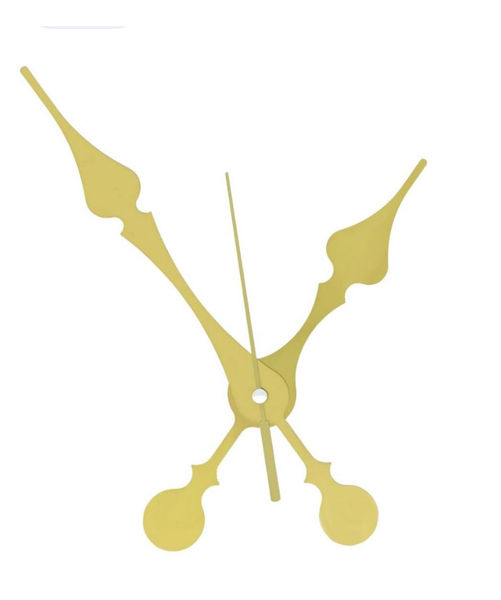 WALL CLOCK HANDS/NEEDLES METALLIC- GOLDEN (HANDS ONLY)