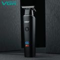 VGR V-937 Professional Corded & Cordless Hair Trimmer for Men with 500min Long Runtime | 2000mAh Lithium Battery with Led Display (Black). 