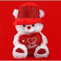 Love Teddy Bear Stuff Toy - 14 inches. 