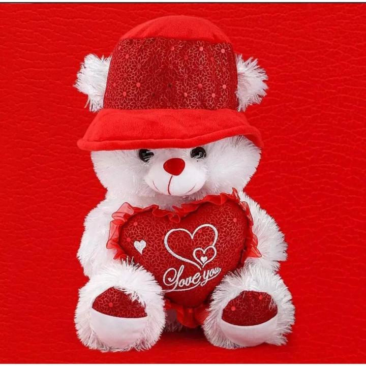 Love Teddy Bear Stuff Toy - 14 inches