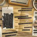 40 pcs Life Quotes Strip English sentence Stickers aesthetic Adhesive Diy Labels Stationery for Scrapbooking Diary Album. 