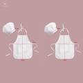 2 Pieces Baby Chef Apron and Hat Infant Baby Chef Costume Kids Costumes Set. 