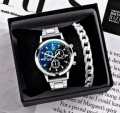 business steel straps round dial wrist watches hand watch-silver watch- men watches-watch for boys-watch for men-watch for kids-watch for young's-watch for boys stylish-branded-watch. 