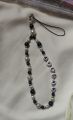 Personalized Beaded Mobile Phone Charm – Custom Name Wrist Strap for Girls | Trendy Pearl & Bead Mobile Accessory for Teens. 