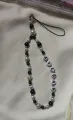 Personalized Beaded Mobile Phone Charm – Custom Name Wrist Strap for Girls | Trendy Pearl & Bead Mobile Accessory for Teens. 
