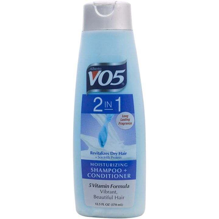 WBM - V05 2 in 1 Moisturizing Shampoo + Conditioner | Protect Damaged Hair with Soya Milk Protein.