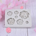 3D Rose Flower Silicone Fondant Chocolate Mould Cake Decoration Sugar Craft Mold. 