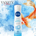 NIVEA Fresh Natural Infini Fresh 48 Hrs Protection Deodorant Spray 150ml. 