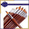 Keep Smiling A5001 13 pcs long round handle pointed shape painting brush. 