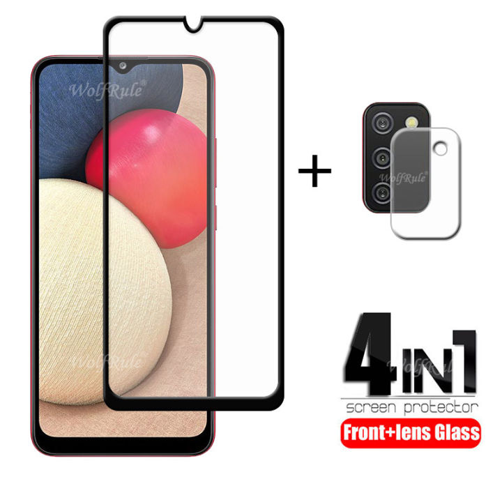Lens Glass 1 A02SA51 A71 A41 21S A3 A12 A Samsung A024-in-1 Samsung Galaxy A02S Glass S Screen Protector Samsung M21