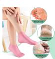 MissBeauty 1 pair Silicone Elastic Moisturizing Foot Socks, Spa Massage Moisturizing Gel Socks for Dry Cracked Feet. 