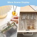 50/84/160Pcs Transparent Jewelry Storage Book With Buckle / High Quality Crystal Jewelry Anti-Rust Ziplock Sealed Bag / Dustproof Anti-oxidation Clear Jewelry Storage Box. 