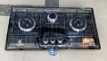 Built in  Gas Hob / 3 Burner /Gas Stove / Stainless Steel / Mix Design. 