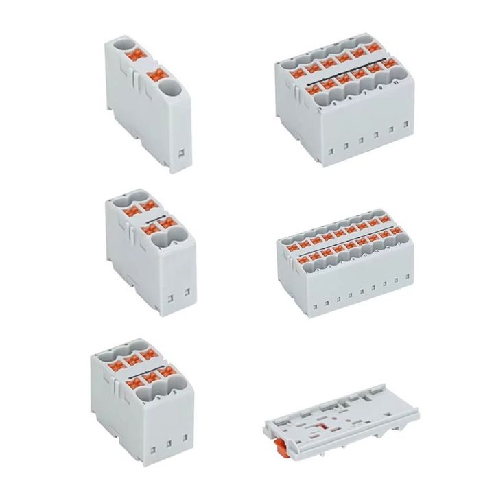 High Quality PTFIX 2.5mm² Push-in Electric Power Terminal 2/4/6/12/18 ...