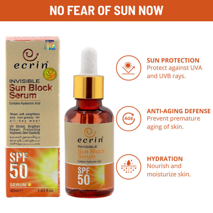 Ecrin%20%7C%20Sun%20Block%20Serum%2040ml%20%7C%20SPF%2050%20%7C%20Invisible%20Sunblock%20%7C%20Helps%20brighten%20and%20repair%20skin%20%7C%20Hyaluronic%20acid%20for%20hydration%7C%20Skin%20Care%20Products%20-%20Image%203