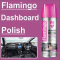 Flamingo Dashboard Polish Spray - High-Quality Car Interior & Exterior Leather Care 450ml - Peach/Oud/Jasmine/Lemon/Black Ice/Strawberry. 