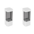 2X Cup Dispenser, Pull Type Water Cooler Cup Holder Cups, Wall Mount Bathroom Disposable Cup for Home Office Hospital-A. 