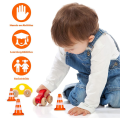 Mini Traffic Cones 10Pcs Miniature Road Cones Construction Cones Kit Traffic Signs Toys. 
