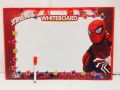 2 in 1 Cartoon character White Board + black board For Kids Small Size with free marker and Eraser.. 