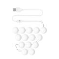 led mirror front light dresser bathroom mirror light dimmable beauty live broadcast light hidden winding USB cross-border. 