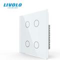 Livolo  4 Gang Touch & Remote Smart Light Outlet Wall Switch. 