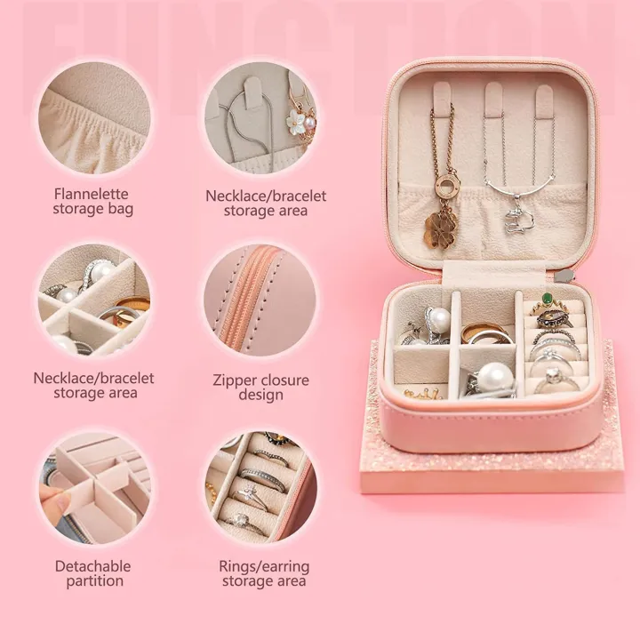 Small%20Jewellery%20Box%20-%20Mini%20Travel%20Jewellery%20Boxes%20Case,%20Portable%20Faux%20Leather%20Jewellery%20Storage%20Box%20Organiser%20for%20Women%20Girls%20by%20Beriana%20Platinum%20-%20Image%206
