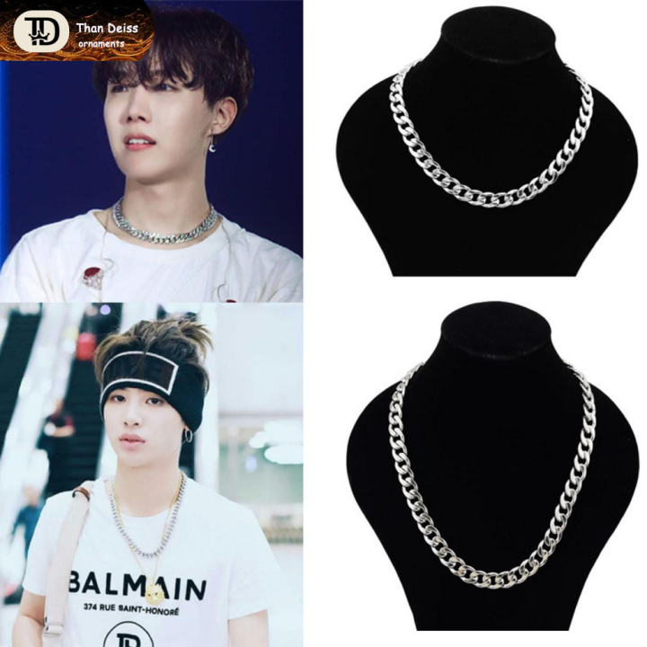 N XL BTS Zheng Haoxi Necklace Necklace Huang Minghao Thick Necklace