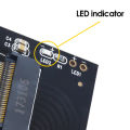 PCI-E 3.0 X4 to NVMe .2 NGFF Key SSD Riser Expansion Card for 2230/2242/2260/2280 .2 SSD EM2-5003. 