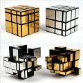 Puzzle Mirror Rubik Cube Mirror Cube 3x3 Gold Silver Magic Cube Mirror Cube Irregular Magic Cube | Partners Collections. 