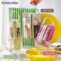 PURDD 1 pc Women Mesh Makeup Bag Travel Clear Large Cosmetic Bag Zipper Female Makeup uch Toiletry Bag Beauty Case uch. 
