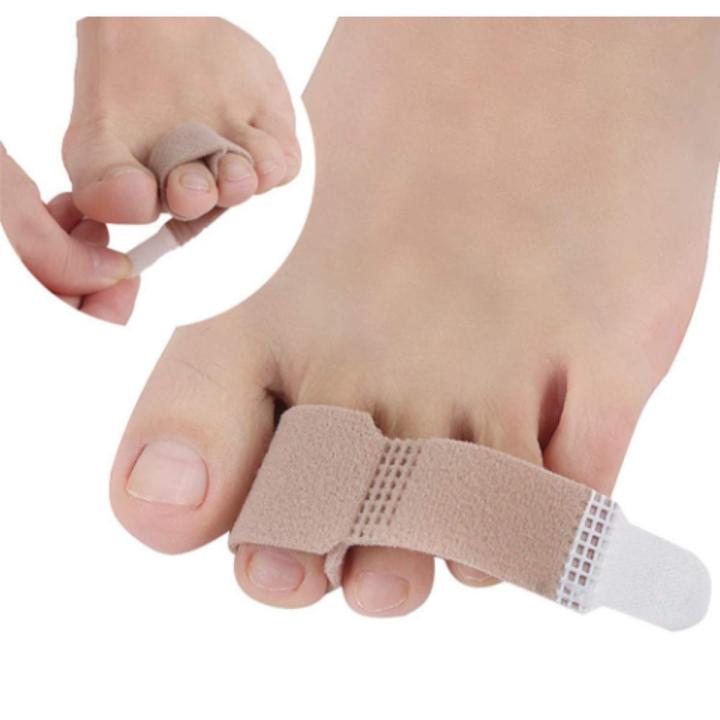 1 piece Broken Toe Wraps, Improved Hammer Toe Cushion Bandages, Toe Buddy Separator Splint for Overlapping, Bent, Crooked Toe Pain Relief - Temporary Toe Straighteners