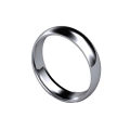 Silver Stainless Steel Premium Quality Ring for Men and Women. 