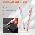 2 Pcs Glitter Weeding Pen Fine Point Pin Pen Weeding Tool for Vinyl Air Release Pen for Easy Craft Vinyl Projects. 