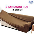 Beddy's Studio Sofa Covers For 1 Seater, 2 Seater, 3 Seater, 5 Seater, 6 Seater, 7 Seater Sofa Cover  Jersey Cotton Elastic Fitted Couch Covers. 