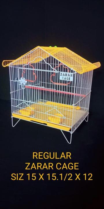 Folding Cage / Birds Cage / Parrots Cage / Regular Cage (SIZSE 15x15x12 Inches) By Ks Pets Care