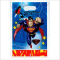 Superman Theme Bags - Pack of 10 Party Goodie Bags Birthday Gift Bags. 