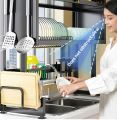 85cm Kitchen Storage Dish Rack With Cabinet. 