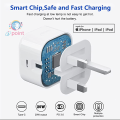 100% Original Iphone PD 20W  3 PIN UK Plug CHARGER | iPhone 20W Fast Adapter only | PD 20W Adapter for iPhone  | iPhone interface Type-C PD 20W Adapter. 