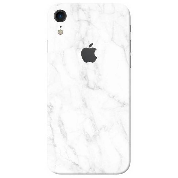 Apple iPhone XR Skin Wrap Protector (full body) - White Marble