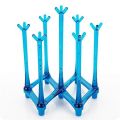 Folding Glass Stand Kitchen Accessories Home Storage Living Room Supplies. 