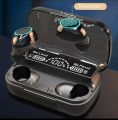 Orignal M10 TWS Airpods with Super Sound & High Quality Touch Sensors True Stereo Headphones with Built in Mic 10m Transmission Bluetooth Wireless Earbuds , Charging Case Sport Headset for all Bluetooth Smart devices.. 