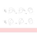Magic Microfiber Shower Cap Embroidery Towel Bath Hats Dry Hair Cap Quick Drying Soft for Lady Turban Head. 
