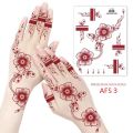 Full Hand Mehndi Stencil Design Full Hand Set | Henna Tattoo Stencil for Women, Girls and Kids | Easy to use in just 4 Steps | Mehandi stickers. 