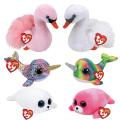 Ty Beanie Boos Big Eyes 15 CM Swan Narwhal Seal Series Appease Sleeping Soft Plush Toys Stuffed Animal Doll Birthday Child Gift. 