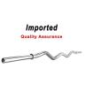 5ft Chrome Curl Bar Weight Iron Curl Rod Home Gym. 